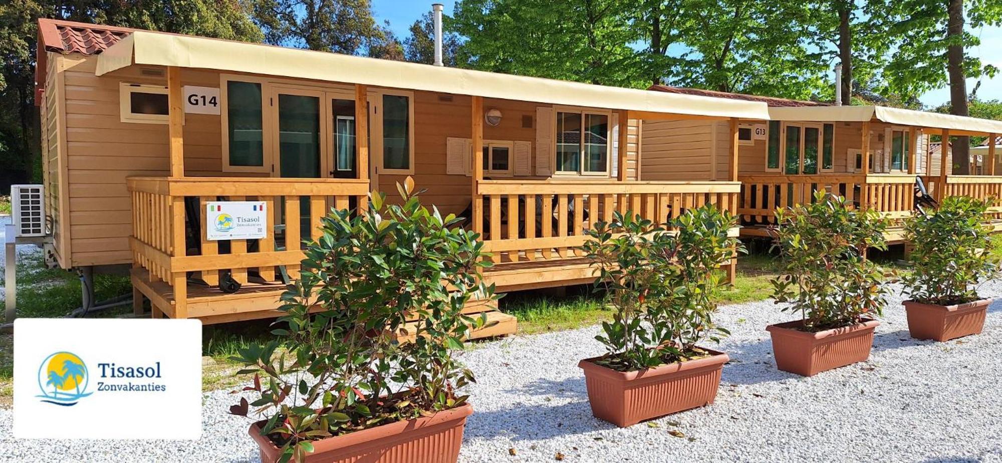 Mobile Home Viareggio - Including Airco- Camping Paradiso - G008 Kültér fotó